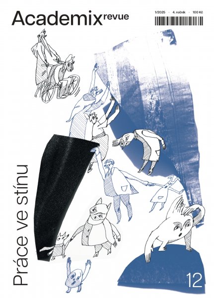 obálka časopisu ACADEMIX (12) 1/2025 Práce ve stínu (elektronické)