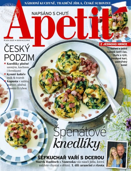 obálka časopisu Apetit 10/2025