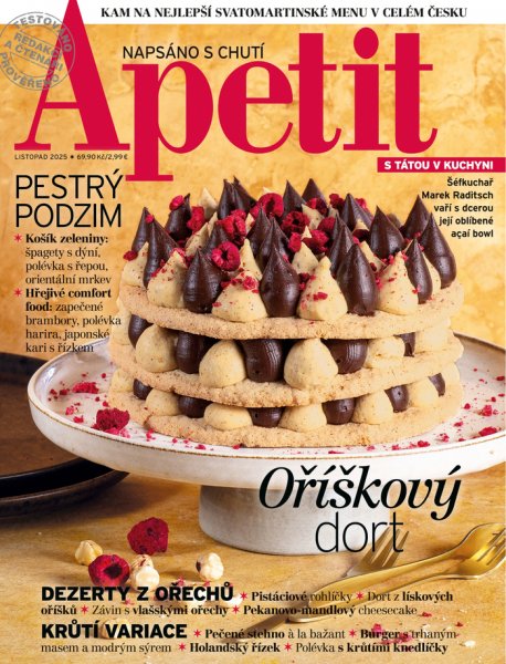 obálka časopisu Apetit 11/2025