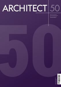 obálka časopisu ARCHITECT+ (50) 1/2025