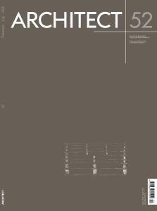obálka časopisu ARCHITECT+ (52) 3/2025