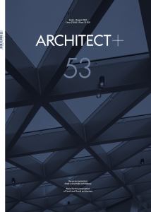 obálka časopisu ARCHITECT+ (53) 4/2025