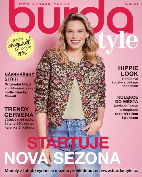 obálka časopisu Burda Style 8/2024