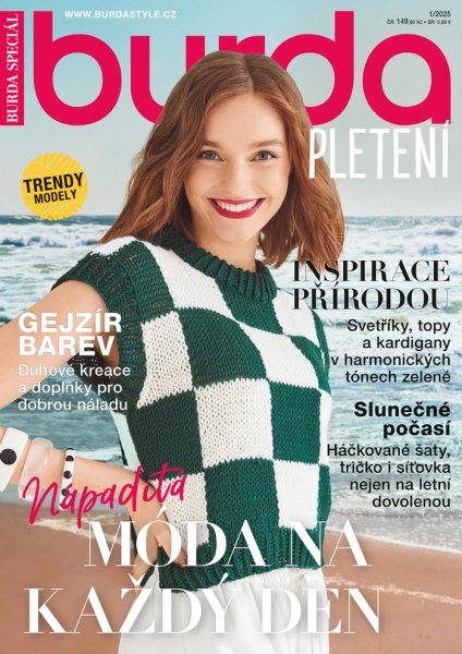 obálka časopisu Burda Style speciál Burda speciál 01/2025 – Pletení 1/2025