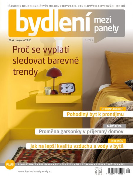 obálka časopisu Bydlení mezi panely 1/2025