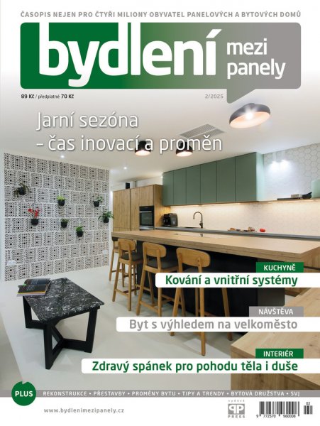 obálka časopisu Bydlení mezi panely 2/2025