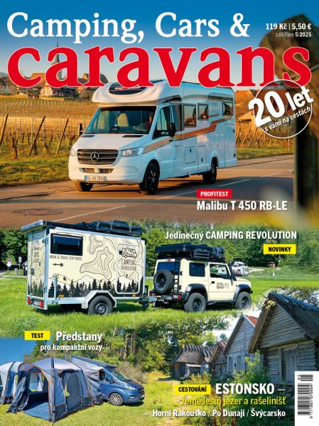 obálka časopisu Camping, Cars & Caravans (9-10) 5/2025
