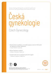 obálka časopisu Česká gynekologie  1/2025