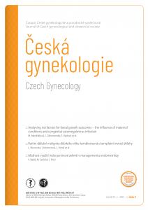 obálka časopisu Česká gynekologie  3/2025