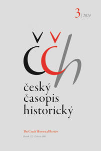 obálka časopisu Český časopis historický 3/2024