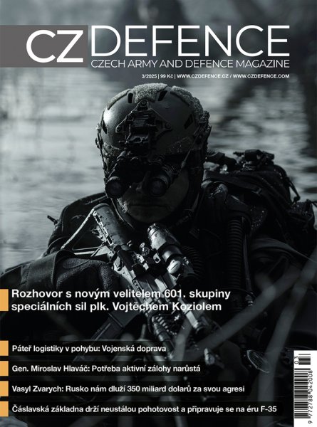 obálka časopisu CZ DEFENCE  3/2025