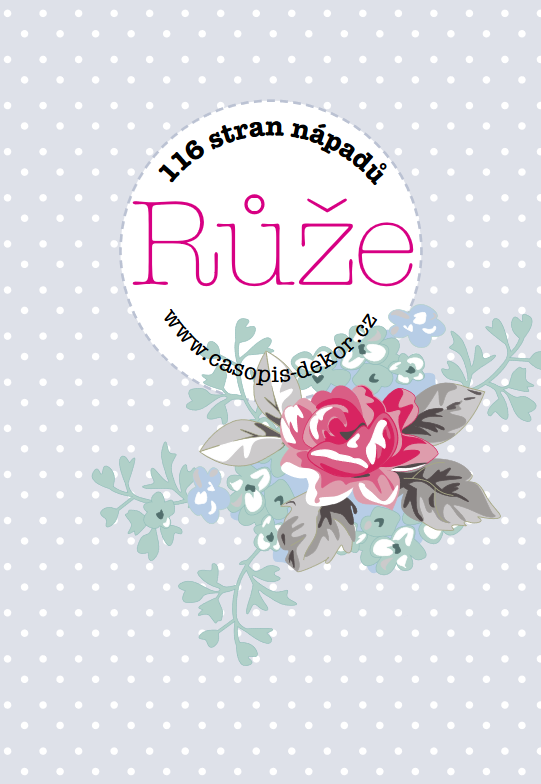 obálka časopisu Dekor speciál Růže