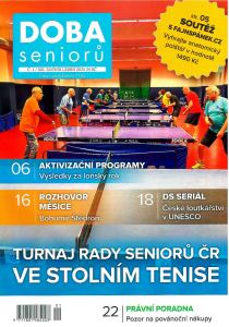 obálka časopisu Doba seniorů 1/2025