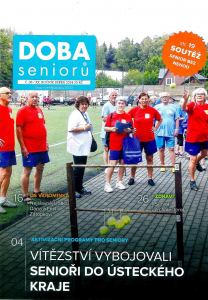 obálka časopisu Doba seniorů 8/2024