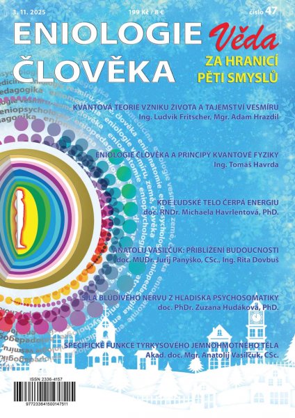 obálka časopisu Eniologie člověka 47/2025