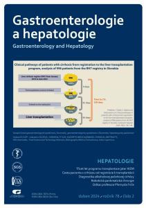 obálka časopisu Gastroenterologie a hepatologie  2/2024