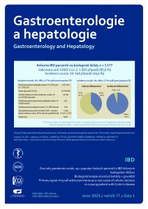 obálka časopisu Gastroenterologie a hepatologie  1/2023