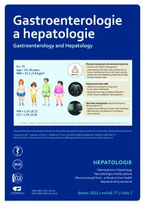 obálka časopisu Gastroenterologie a hepatologie  2/2023