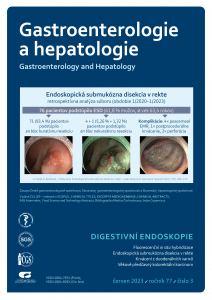 obálka časopisu Gastroenterologie a hepatologie  3/2023