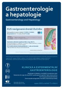 obálka časopisu Gastroenterologie a hepatologie  4/2023