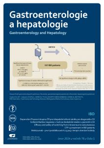 obálka časopisu Gastroenterologie a hepatologie  1/2024
