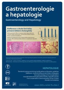 obálka časopisu Gastroenterologie a hepatologie  2/2025
