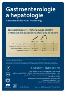 obálka časopisu Gastroenterologie a hepatologie  3/2025 + příloha IBD