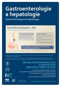 obálka časopisu Gastroenterologie a hepatologie  6/2025 + příloha UEGW