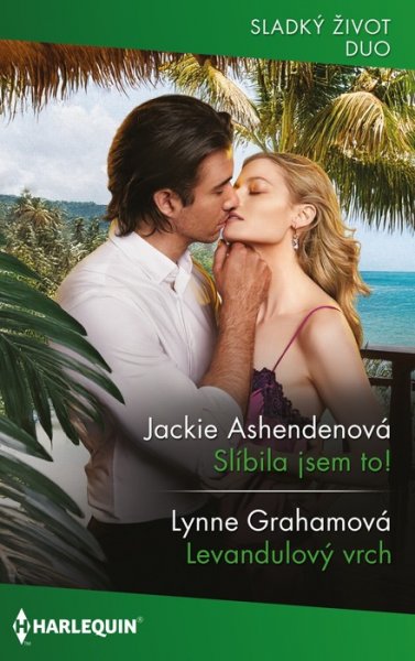 Slíbila jsem to! (Jackie Ashendenová) - Povinnost… to je slovo, kterému Elena rozumí. A tak když dostane za úkol nalézt Atticuse a dovést ho zpět k jeho otci, je rozhodnutá uspět. Jak měla ale tušit, že z povinnosti se může stát přívalová vlna, jež smete ji… i muže, kterého měla jenom najít. A jak měla tušit, že z vášně se opět stane povinnost? Povinnost zachránit Atticuse před největší hrozbou – před ním samotným? 
 
Levandulový vrch (Lynne Grahamová) - Betsy nechápe, jak se Nik chová. Jak je chladný, uzavřený, jak bere jejich manželství stejně, jako by to byly jeho obchodní bitvy. A když zjistí, že jí Nik navíc i lhal, řekne mu, ať odejde. 
A Nik odejde! 
Jenže konec není nikdy dřív, než až když je konec opravdu! 
 
 
 
Kat. číslo: 409 J 02/26  
Rozsah: 320 stran  
Cena: 150 Kč  
Cena pro vás: 139 Kč