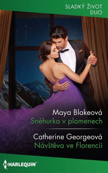 Sněhurka v plamenech (Maya Blakeová) - Alessio neví, jestli může Giadě věřit, ale rozhodně jí nedokáže odolat! 
Sice poměrně rychle přišel na to, že se ho plachá dívka pokusila oklamat, když se vydávala za svou sestru, ale v okamžiku, kdy je vánice uvězní na jeho švýcarské chatě, není to už podstatné. Důležitější než to, co bylo, se stalo to, co je. A to, co bude...! 
 
Návštěva ve Florencii (Catherine Georgeová) - Buonasera, Rose, uslyšela za zády. Vítej ve Florencii. 
Rose nevěřila, že ten hlas ještě někdy uslyší... Ne, už nikdy ho slyšet nechtěla! Ale stejně tak nevěřila, že se kdy do Florencie vrátí. Protože Florencie, to byl Dante! 
Dante byl šťastný, že dostal příležitost znovu tu křehkou Angličanku potkat. A snad napravit, co před lety pokazil... 
 
 
Kat. číslo: 411 J 03/26  
Rozsah: 320 stran  
Cena: 150 Kč  
Cena pro vás: 139 Kč