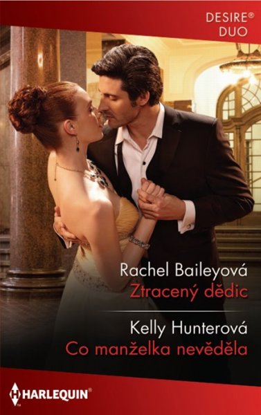 Ztracený dědic (Rachel Baileyová) - Když byl Heath Dunstan ještě malé dítě, utekla s ním matka ze Států kvůli strachu z násilnického manžela. Život s různými falešnými identitami a se stálým ohlížením se přes rameno ho hodně poznamenal, a tak nebyl nijak nadšený, když ho v jeho baru na australské pláži objevila krásná Freya. Nesdílel její přesvědčené, že se jeho život s miliardovým dědictvím změní k lepšímu. Svět boháčů mu byl cizí a on potřeboval někoho, kdo by stál při něm. To Freya nedokázala odmítnout... 
 
Co manželka nevěděla (Kelly Hunterová) - Trig Sinclair byl jednou nohou v nebi a jednou v pekle. A mohl si za to sám. Jeho dávná láska Lena na něj upírala bezelstně oči a chystala se ho svést. Na tom by nebylo nic špatného, vždyť věřila, že jsou novomanželé na svatební cestě. Realita však byla jiná a Trig se stále nemohl odhodlat, aby jí řekl pravdu... 
 
 
Kat. číslo: 1339 O 05/26  
Rozsah: 320 stran  
Cena: 150 Kč  
Cena pro vás: 139 Kč