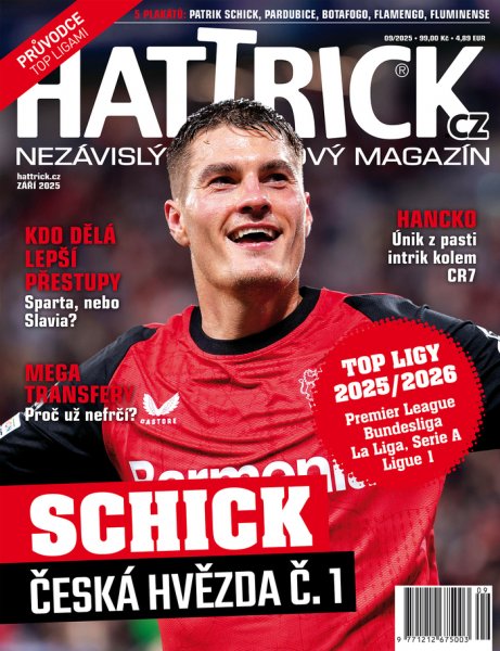 obálka časopisu Hattrick  8-9/2025