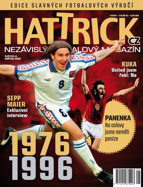 obálka časopisu Hattrick + speciály 5/26 - speciál k ME 76 a ME 96
