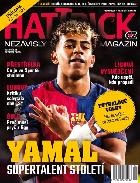 obálka časopisu Hattrick + speciály 6-7/2025