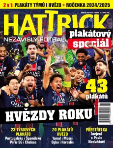 obálka časopisu Hattrick + speciály Plakátový spec 7/2025