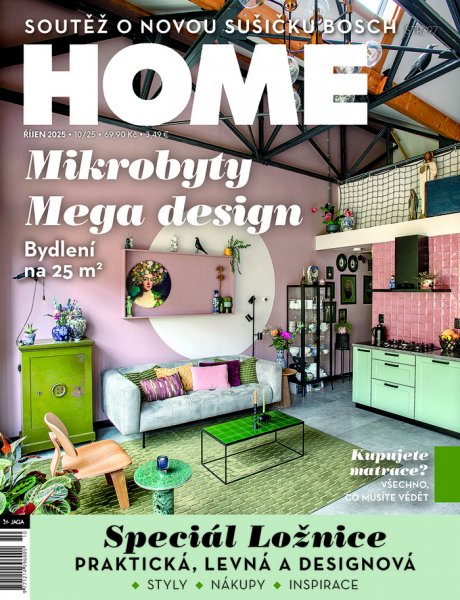 obálka časopisu HOME 10/2025