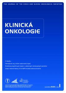 obálka časopisu Klinická onkologie  1/2023