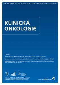 obálka časopisu Klinická onkologie  4/2023