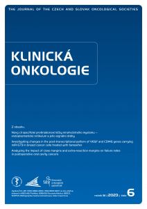 obálka časopisu Klinická onkologie  6/2023