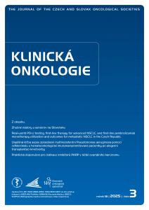 obálka časopisu Klinická onkologie  3/2025