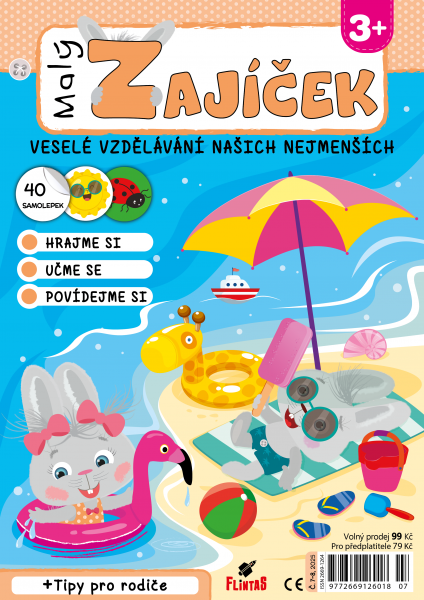 obálka časopisu Malý zajíček 7-8/2025