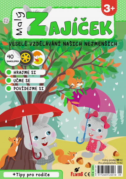obálka časopisu Malý zajíček 9/2025