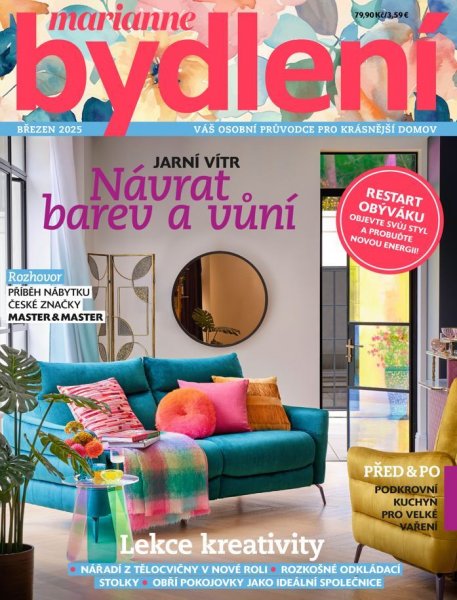 obálka časopisu Marianne Bydlení 3/2025