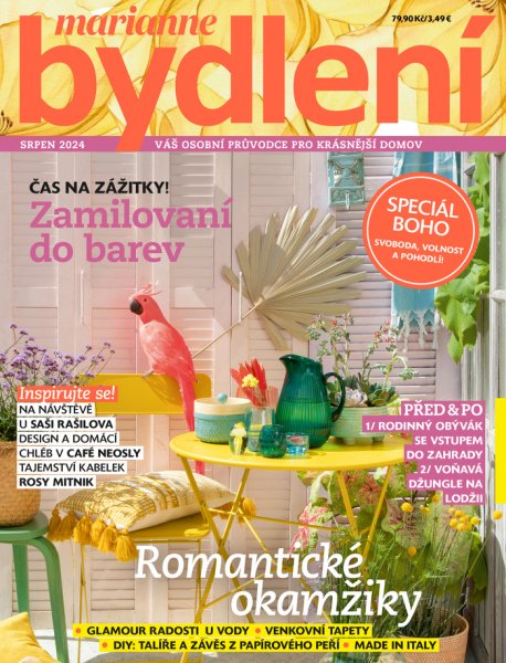 obálka časopisu Marianne Bydlení 8/2024