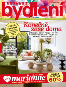 obálka časopisu Marianne Bydlení 9/2025
