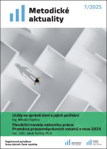 obálka časopisu Metodické aktuality 7/2025