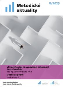 obálka časopisu Metodické aktuality 8/2025