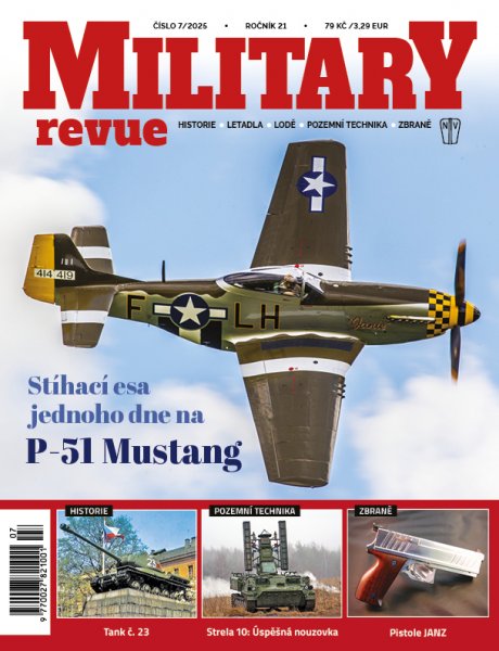 obálka časopisu Military revue 7/2025