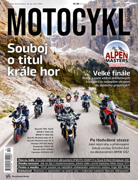 obálka časopisu Motocykl 10/2025