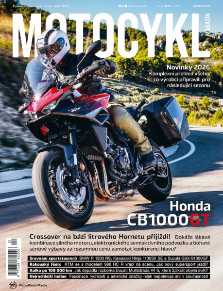 obálka časopisu Motocykl 12/2025